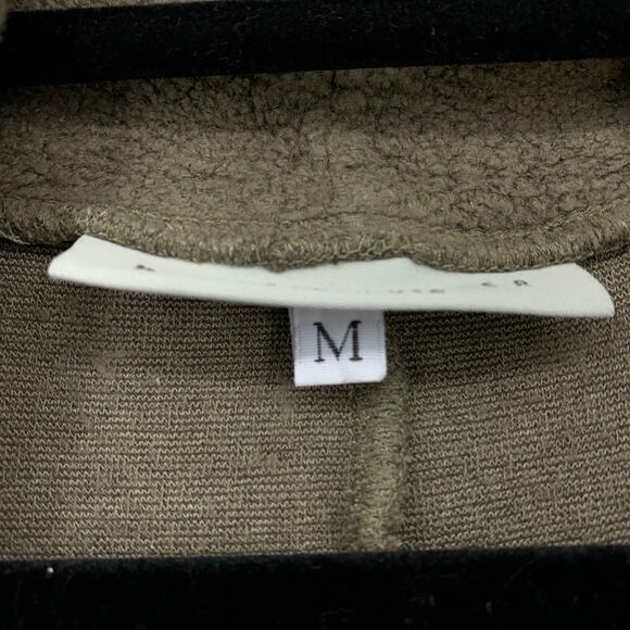 Bryn Walker Women's Size M Open Front Cardigan Sweater Half Sleeve Olive - Picture 7 of 8